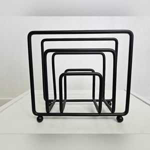 NWOT Napkin / mail holder black metal